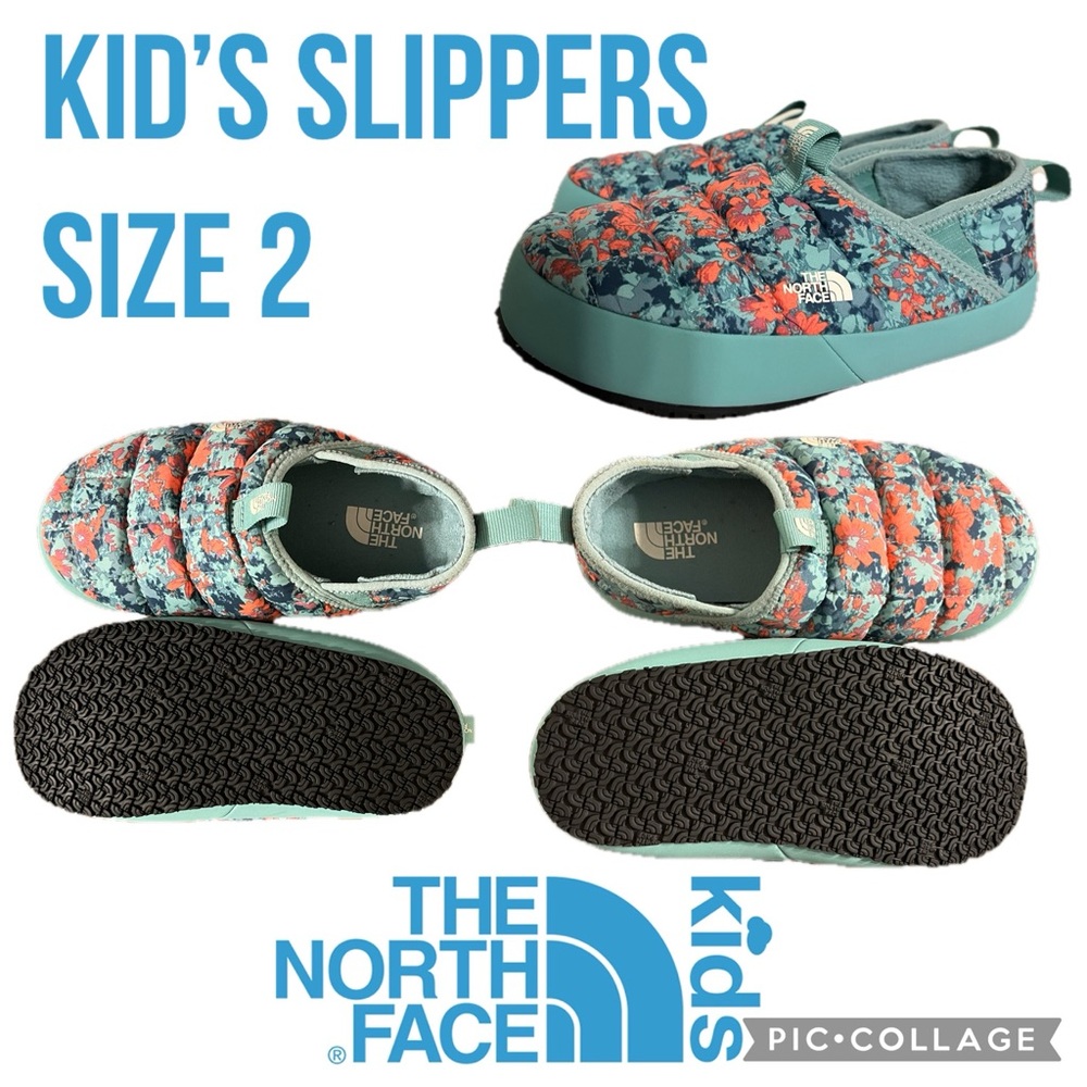 Kids Shoes Unisex Slippers The North Face Thermoball Traction II Mule Size 2